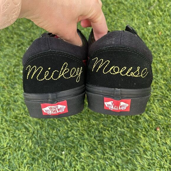 Vans x Disney Mickey Mouse Black Shoes Sneakers in Mens Size 9.5 - Picture 6 of 9